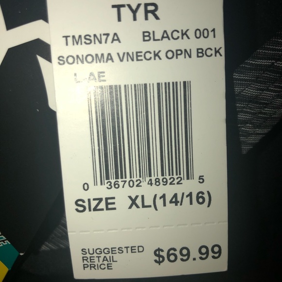 NEW XL TYR Women’s Bathing suit Swimsuit  14 / 16 - Picture 8 of 11